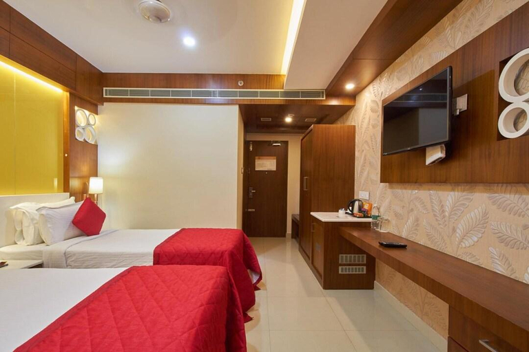 Bedroom 2, Saugandhika Residency, Alappuzha