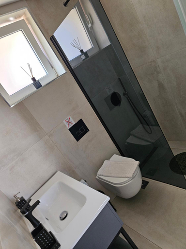 Bathroom, Villa petros, luxe villa met prive zwembad, Crete