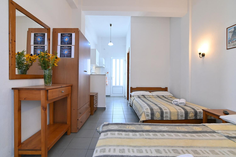 Bedroom 2, Armiriki Rooms, Central Macedonia