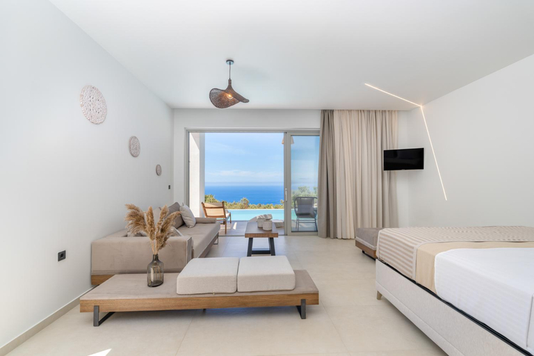 Bedroom 3, Mellamare Luxury Suites, Ionian Islands