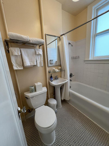 Bathroom 5, The Andrews Hotel, San Francisco