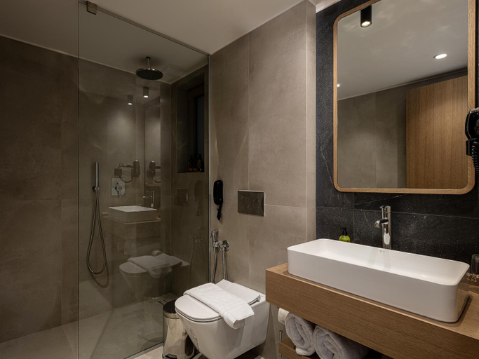 Bathroom 3, Inea Hotel, Crete