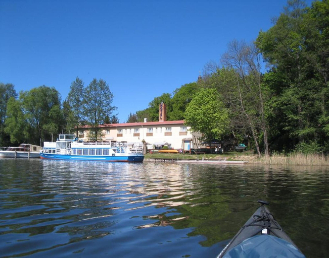 View from property 4, Familienparadies mit Kamin und Terrasse in Babke, Mecklenburgische Seenplatte