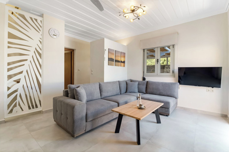Living area 5, Villa Oasis in Nikiana - Sleep 6 - Pool - Hot Tub, Ionian Islands