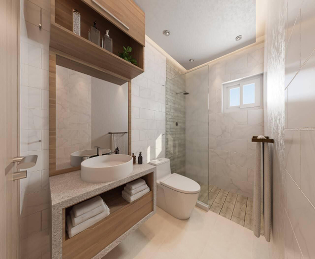 Bathroom, Los Castillos Resort, Sosua