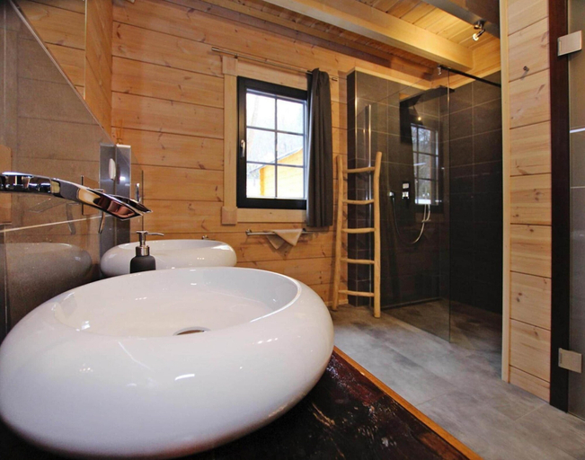 Bathroom 2, Luxus Chalet mit Sauna in Schierke, Harz