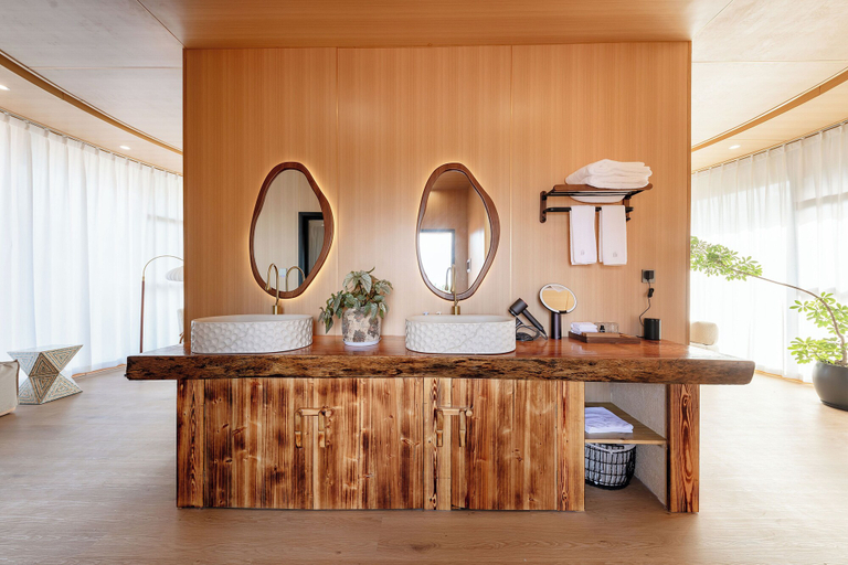 Bathroom 5, Hengshan No.5 Valley Cliff Homestay, Hengyang