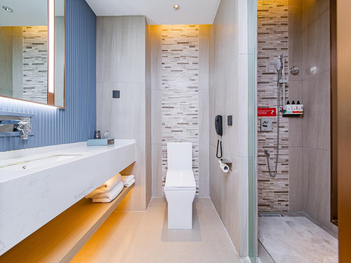 Bathroom 2, Echarm Hotel Xiangyang Hangkong Road Minfa Plaza, Xiangfan