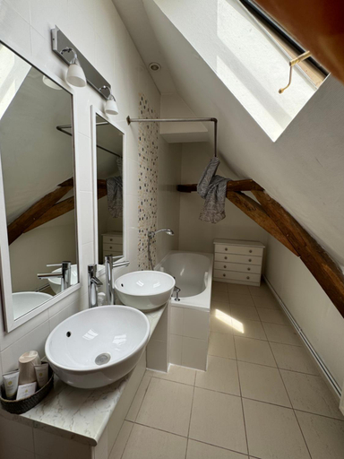 Bathroom 3, Maison Borgnat domaine viticole, Yonne