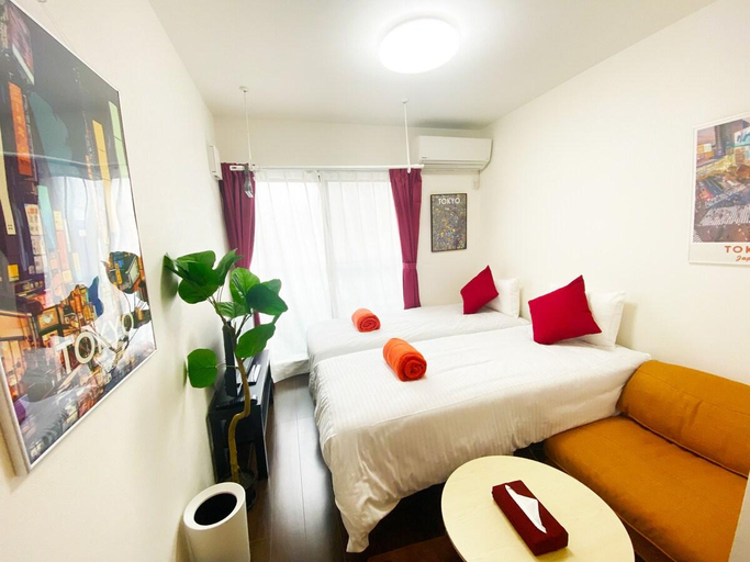 Bedroom 4, Skytree & Asakusa in front! Newly built clean apt!, Sumida