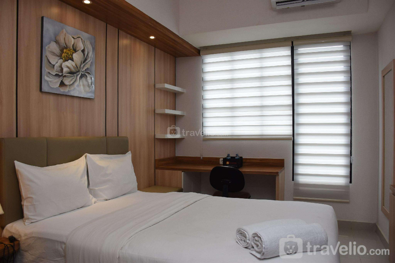 Bedroom 2, Nice & Cozy Studio Evenciio Apartment By Travelio, Depok