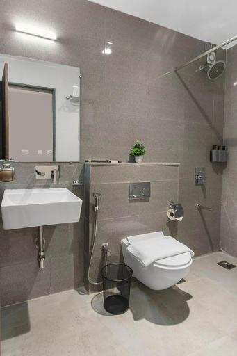 Bathroom, Pride Elite Wellness Resort Becharaji near Maruti plant, Surendranagar
