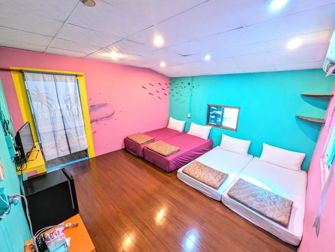 Bedroom, 小琉球陽光藍海民宿, Pingtung