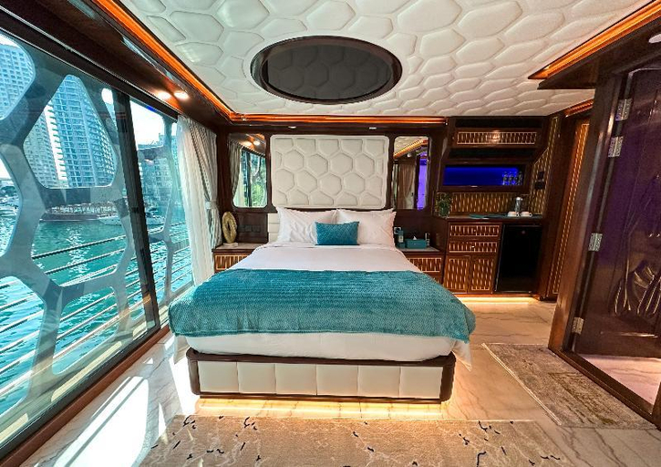 Bedroom 2, Overnight Super Yacht Experience - ORCHID, Yas Island
