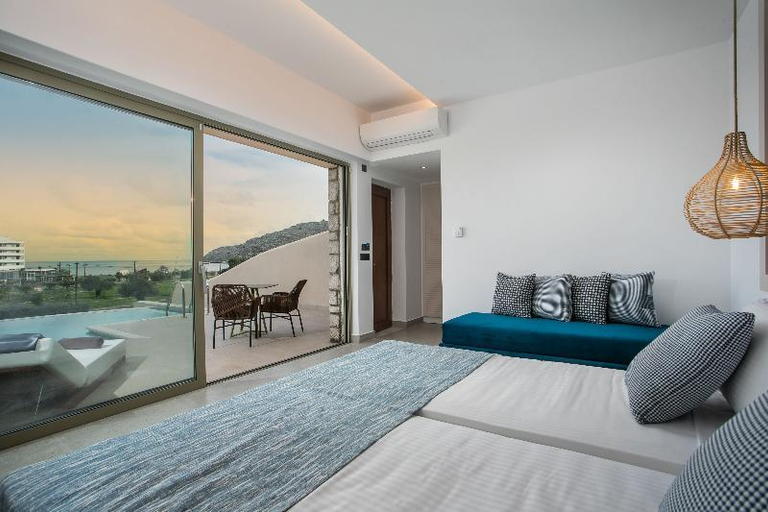 Bedroom 3, Lindos Bay Suites, South Aegean