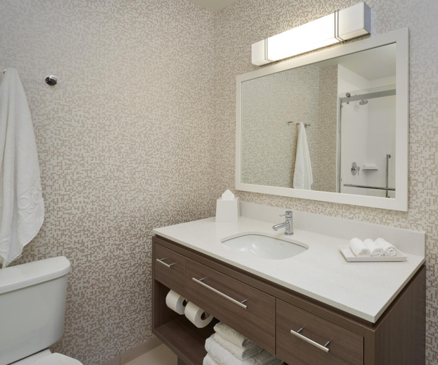 Bathroom, Home2 Suites by Hilton Fort Lauderdale Downtown, Broward