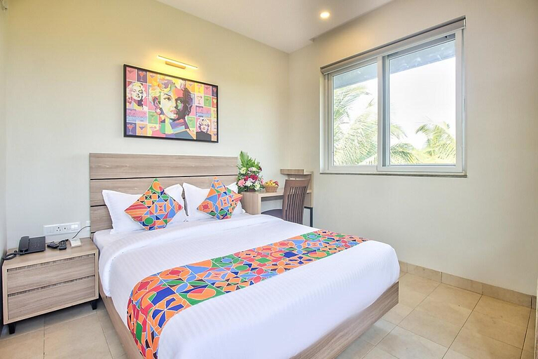 Bedroom 2, Twin Fountains, North Goa
