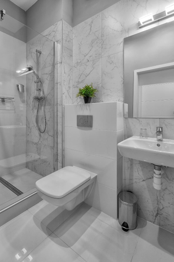 Bathroom 3, Cinema Rooms - Piotrkowska, Łódź