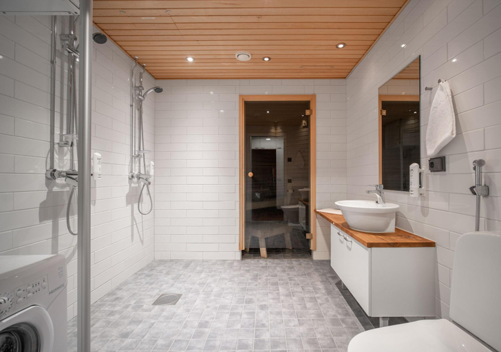Bathroom 4, Ski-Inn RukaVillage, Northern Ostrobothnia