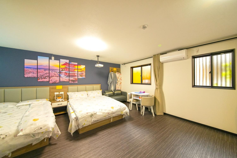 Others 3, Osaka Blue house I大阪青の舍 I床品只使用一次 I步行8分钟内4站可达, Osaka