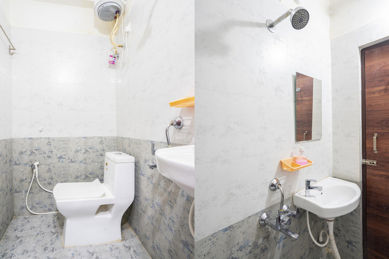 Bathroom 4, FabHotel Grand Aarvi Prime - Nr. Hafeezpet, Madeenaguda, Ranga Reddy