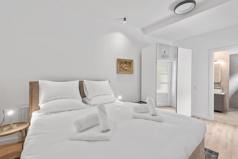 Bedroom, BD City Apartments, Zagreb