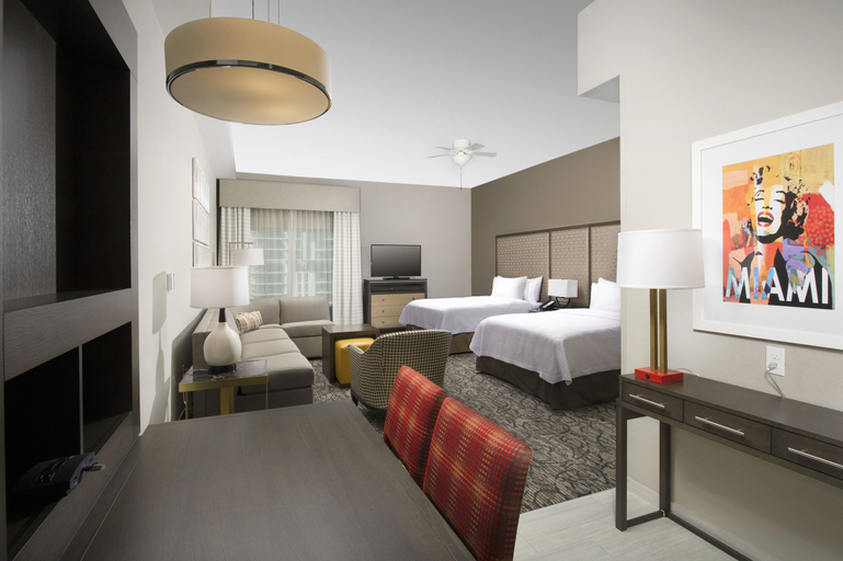 Bedroom 3, Homewood Suites by Hilton Miami Downtown/Brickell, Miami-Dade
