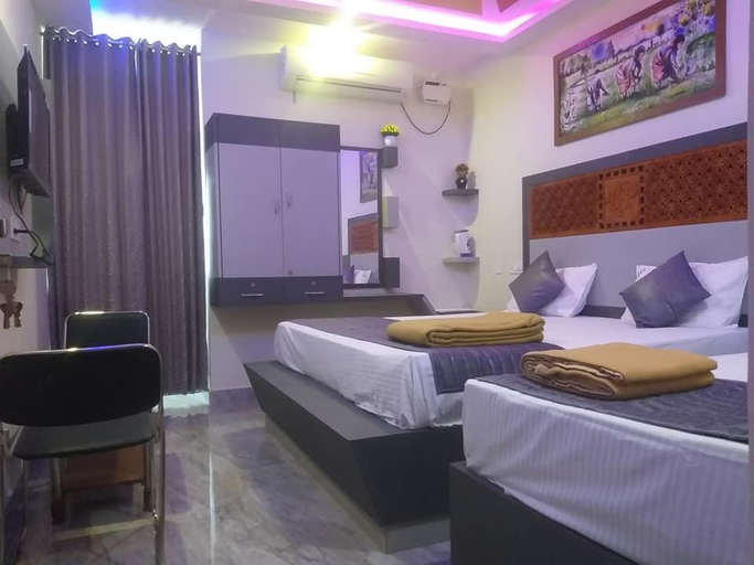 Bedroom 2, Hotel Panchavarnaa, Ramanathapuram