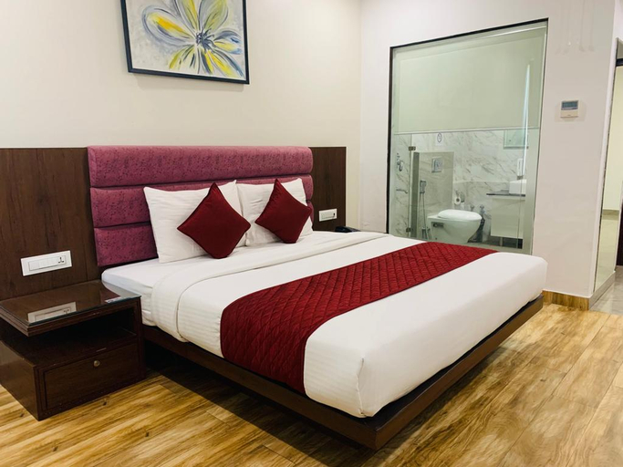 Bedroom, Hotel AK Suites, Patiala