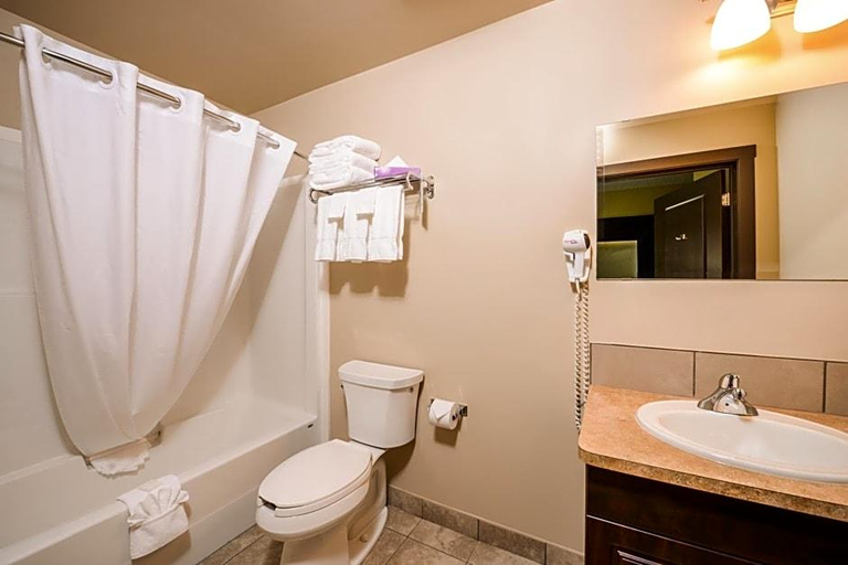 Bathroom 3, Suburban Extended Stay Hotel, Division No. 13