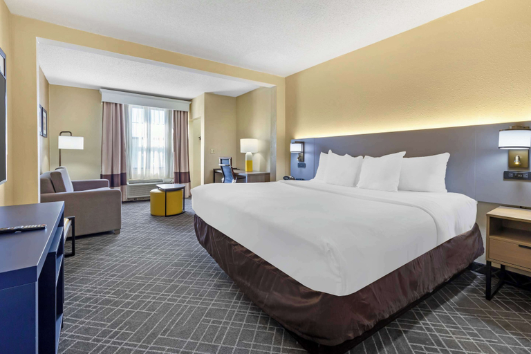 Bedroom 3, Comfort Suites Downtown Winston Salem , Forsyth