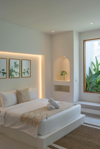 Bedroom 3, Villa Yuri - Stylish and Tropical Oasis 2BR Villa in Canggu, Badung