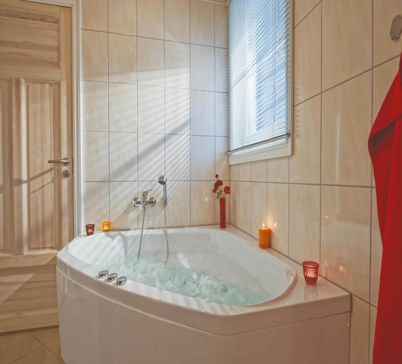 Sauna, Grosszugiges Ferienhaus in Bad Saarow, Oder-Spree