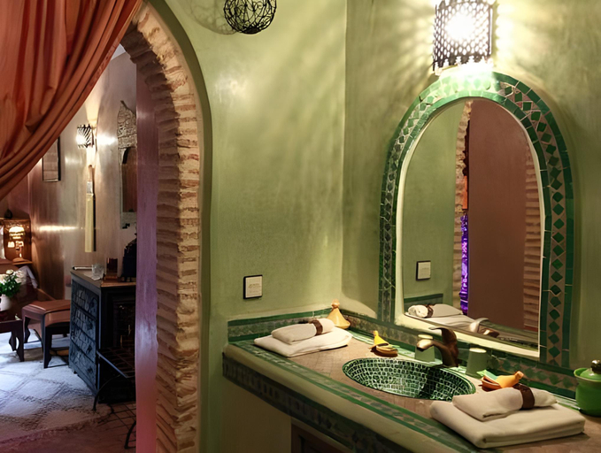Bathroom 2, Maipa Boutique Riad, Marrakech