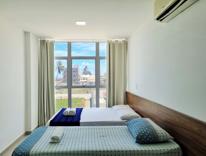 Bedroom 3, Apê p/ 7 Pessoas: Vista Mar, Piscina e Garagem, Barra de São Miguel