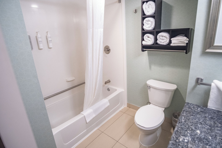 Bathroom 5, Hampton Inn & Suites by Hilton St. John's Airport, Division No. 1