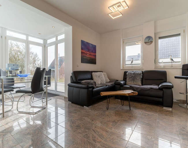 Living room 2, Comfortable Holiday Apartment in St. Peter Ording, Nordfriesland