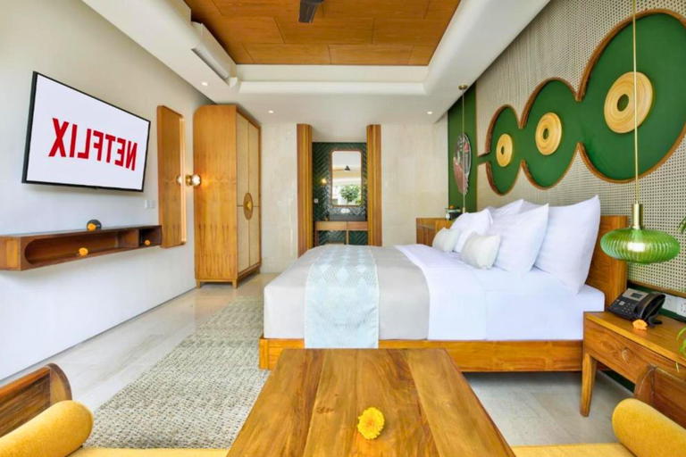 Bedroom 2, Romantic 1BR Modern Private Pool Villa AN91B, Badung