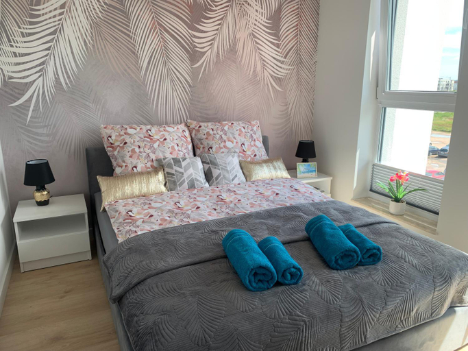 Bedroom 2, Apartament Aquapark Gold 8, Wejherowo