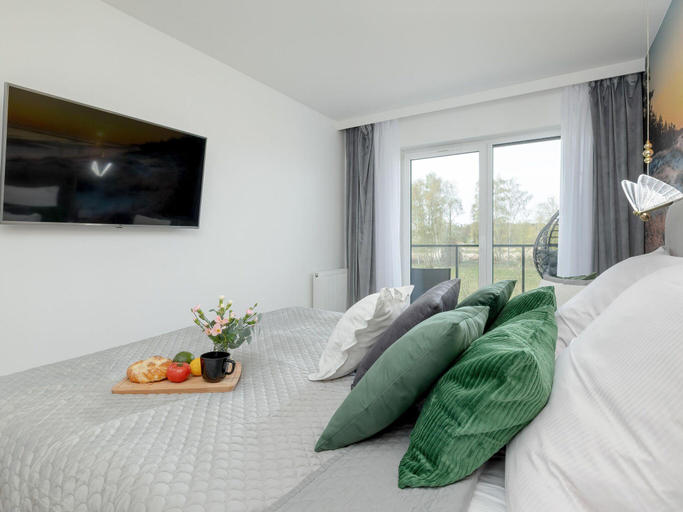 Bedroom 3, Beautiful apartment, swimming pool, sauna, Dziwnow, Kamień