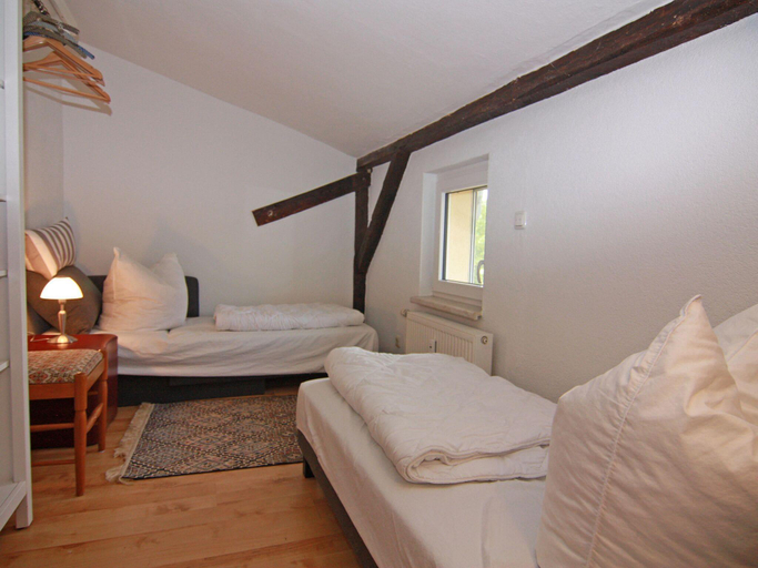 Bedroom 2, Behagliche Ferienwohnung im idyllischen Korchow, Rostock