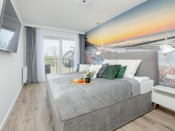 Bedroom 3, Beautiful apartment, swimming pool, sauna, Dziwnow, Kamień