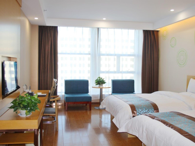 Bedroom 2, GreenTree Inn Yulin South Changcheng Road Business Hotel, Yulin