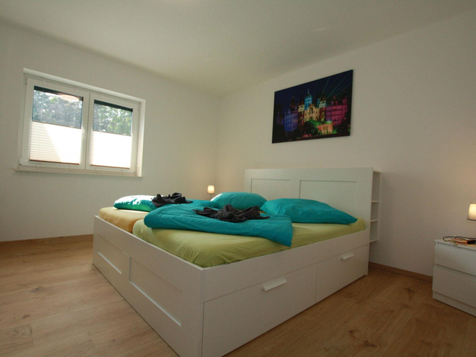 Bedroom 2, Ferienhaus am Rande der Lewitz, Ludwigslust-Parchim