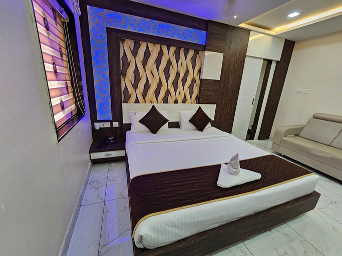 Bedroom 2, Pagadala Grand Residency, Guntur
