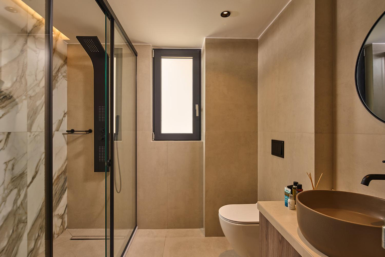 Bathroom 4, Gavras Exclusive Villas, with Infinity Pools, Spa Whirlpools & SeaViews, By ThinkVilla, Crete