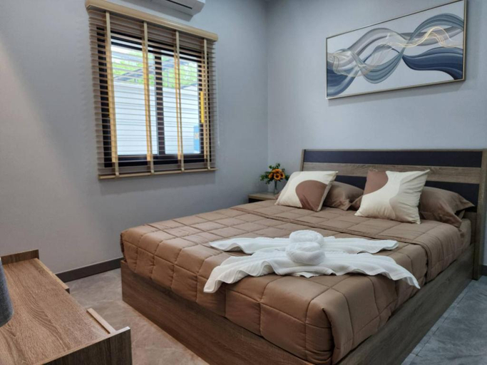 Bedroom 3, Songmee Pool Villa Nikompattana, K. Nikhom Pattan