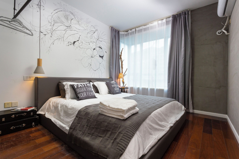 Bedroom 3, Shanghai Hills&Chuanyu Inn Near NECC 53-402, Shanghai