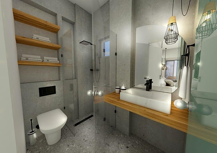Bathroom 5, Atlantis City Hotel, South Aegean