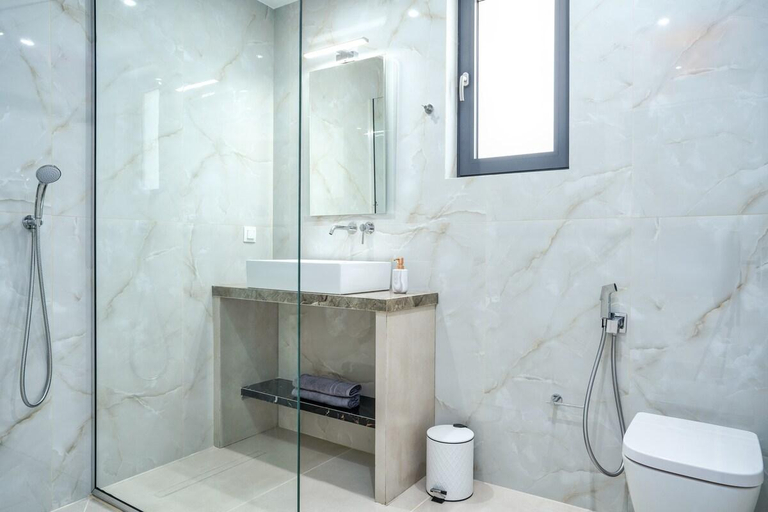 Bathroom, Edward Stone Villa with sea view, Ionian Islands